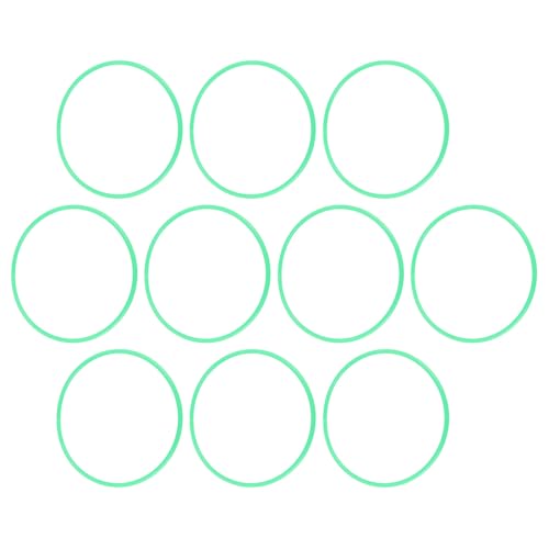 Dioche Agility Rings Speed 10 Pcs Agility Speed Rings 13.78in Balance Coordination Training Hoops for Kids - Safe, Creative, and Engaging Sensory Exercise Tool