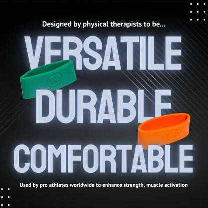 Pure Band - Latex-Free Professional Resistance Bands for Working Out, Stretching, Rehab, & Physical Therapy - Premium, Stretch Bands for Exercise & Recovery - Super Strong Exercise Bands - color: GREEN - HEAVY RESISTANCE