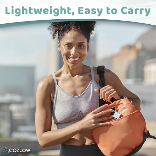 Muscle Roller Stick - Black Green - Hand Held Body Massager with 9 Rollers & Non-Slip Handles - Deep Tissue Massage & Maximum Muscle Recovery - Leg, Back, Arm, Thigh, Butt Sculpting Tool - by Cozlow