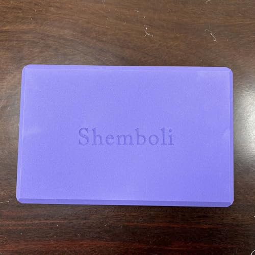 One Pack Yoga Block Soft Non-Slip Foam Blocks with Beveled Edges for Yoga Pilates Meditation Yogas Accessories for Stability Balance Deepen Stretches