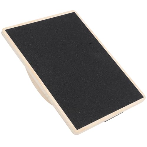 Balacoo Wooden Yoga Balance Board for Adults, Anti-skid Rectangular Fitness Trainer, Lightweight Stability and Coordination Wobble Board for Home Gym Workouts