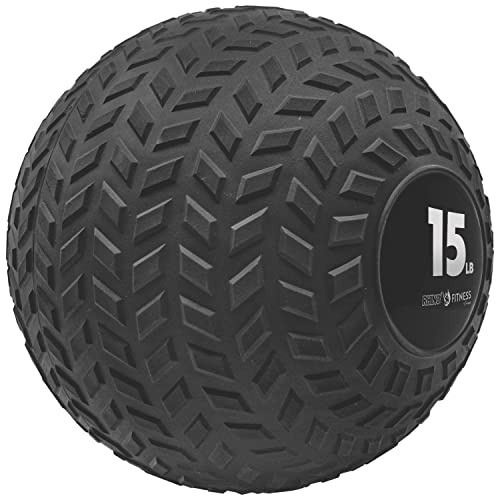 Champion Sports Rhino Fitness Slam Ball – Sand-Filled, Bounce-Resistant Ball for Strength & Conditioning, 6–50 lb - style: 15 Pound