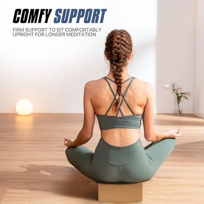 MADOG Cork Yoga Block, Density Natural Cork Yoga Equipment