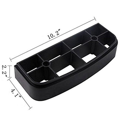 27" Adjustable Exercise Equipment Step Platform For Sports & Fitness (black & grey)