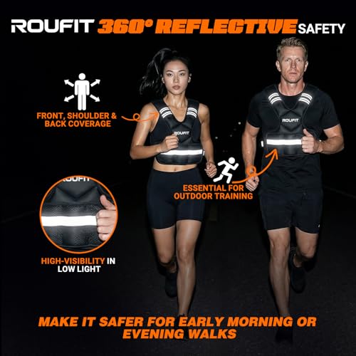 Weighted Vest for Women Adjustable (4-10lb / 6-15lb) Weight Vest for Walking & Running,Weights for Workout Exercise Fitness Gym, Odor-Free Neoprene & Wide Padded Comfort Shoulder Straps & Phone Pocket