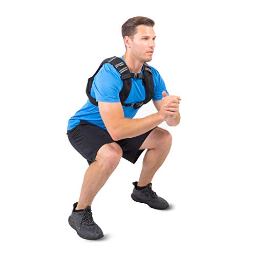 ProsourceFit Exercise Weighted Training Vest - Black - size: 6 lb