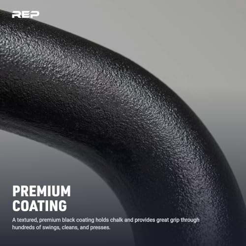 REP Fitness Kettlebell Set and Singles, 4kg to 24kg, 9lb to 53lb Weight Range, Cast Iron, Strength Exercise Training, Home Gym, Power Workout Equipment, Free Weights, Dumbbell Alternative - style: 24 kg