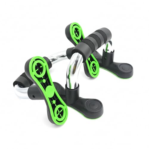 Push-Up Stands H-Shape Steel Frame with Foam Grips for Home Gym Strength Training (1 Pair)