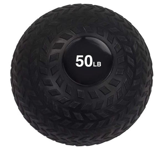 Body Sport Slam Ball with Tread Surface, Versatile, Workout Training, Strength Building, Improve Muscle Mass - size: 50 pounds