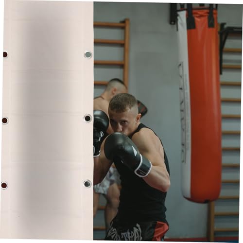 Toyvian Wall-Mounted Triplet Boxing Bag 110x40cm Empty Hanging Sandbag for Boxing Training, Fitness Workout, Martial Arts Punching Target