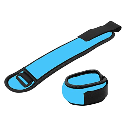 Pesas de Tobillo/Muñeca, Pesas de Puño de Mano de Brazo de Pierna Pequeña para Mujeres y Niños, Equipo de Ejercicio con Correas Ajustables para Gimnasio, Caminar, Trotar, Aeróbicos (1 Par) - color: 1.1 lb, Blue