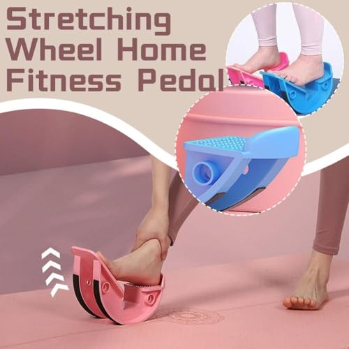 Calf Stretcher and Foot Rocker,Foot and Calf Stretching,Slant Board for Calf Stretching,Enhanced Ankle Flexibility,Durable with Non-Slip Surface,Strength Training Equipment Leg Machines - color: Blue