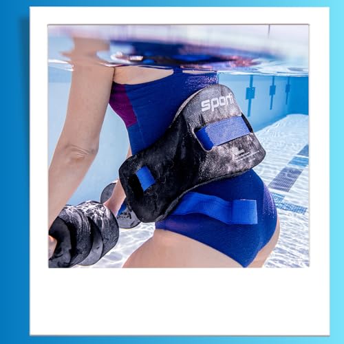 Sporti Swim Belts, Swim Float Jogbelt with Adjustable Belt for Water Fitness Exercises, Swimming Trainer Flotation Belt