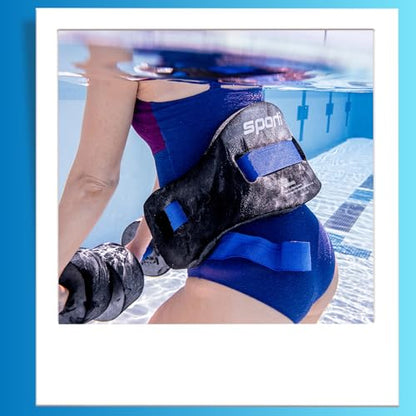 Sporti Swim Belts, Swim Float Jogbelt with Adjustable Belt for Water Fitness Exercises, Swimming Trainer Flotation Belt