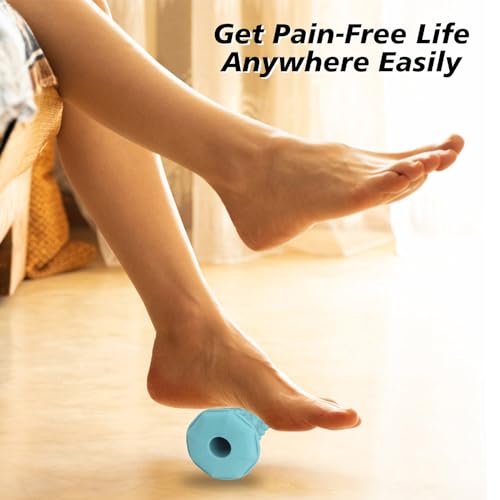 Green Foot Massager Roller for Plantar Fasciitis, Arch Heel Pain Relief - color: Green