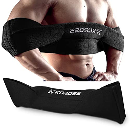 KCROSS Bench Press Band for Men and Women, Weight Lifting Bench Press Band, Push Up Exercise Bench - color: Black, size: M(7.6in)