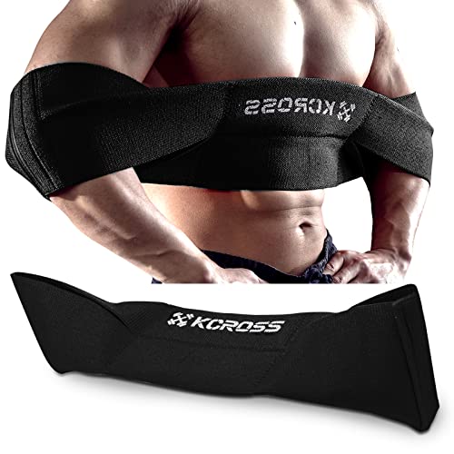 KCROSS Bench Press Band for Men and Women, Weight Lifting Bench Press Band, Push Up Exercise Bench - color: Black, size: M(7.6in)