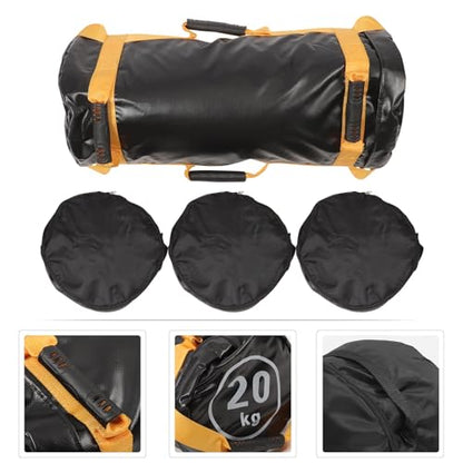 VALICLUD Weight Lifting Sandbag 20kg Empty Training Bag for Strength Conditioning Men Women Gym Workout