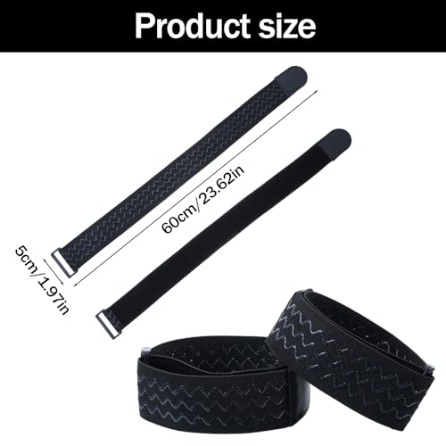2PCS Blood Flow Restriction Bands BFR Occlusion Bands for Women Glutes Exercising Legs Butt Hip Building Workouts Squat Thigh Fitness