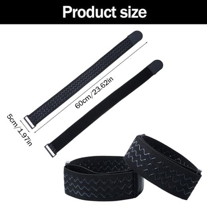 2PCS Blood Flow Restriction Bands BFR Occlusion Bands for Women Glutes Exercising Legs Butt Hip Building Workouts Squat Thigh Fitness
