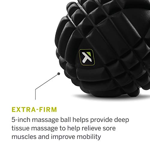 TRIGGERPOINT Performance Grid X Massage Ball for Deep Tissue Massage and Exercise Recovery, Black