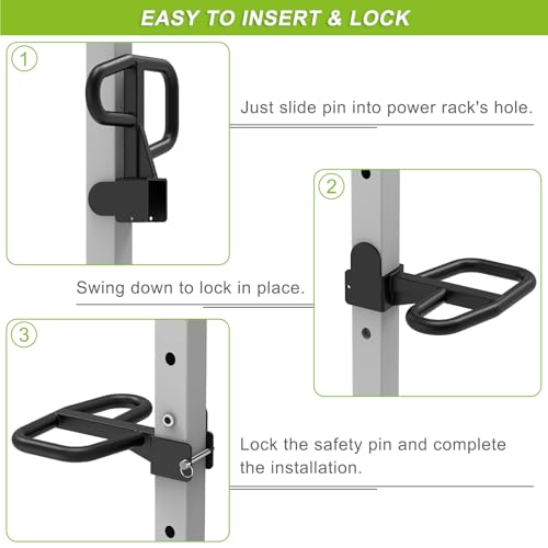 SELEWARE Power Cage Accessories, Dip Handles, Pull‑Up Stations, and Multi‑Grip Training Attachments - color: Multi Grip Dip Bar Attachment for 1" or 5/8" Hole of 3x3 inch Rack