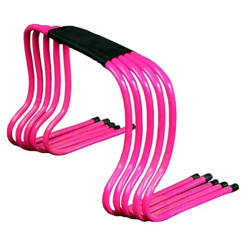 Portable Mini Agility Hurdles Set, Adjustable Height for Speed Training, Ideal for Football and Athletic Jumping Drills