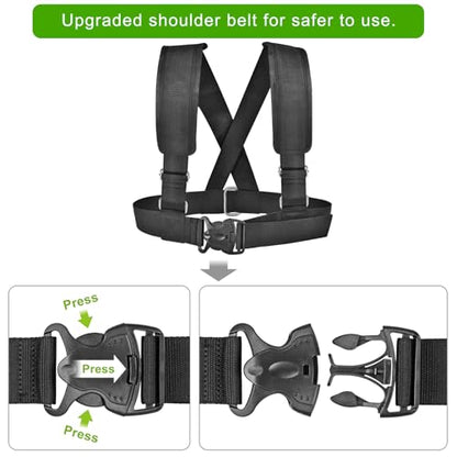 SELEWARE Weight Sled Workout Sled Fitness Strength Training Sled Speed Training Sled for Athletic Exercise and Speed Improvement Suitable for 1" and 2" Weight Plates