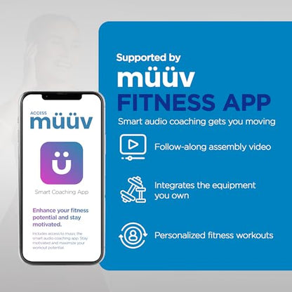 müüv Adjustable Dumbbell & Barbell Set for Home Gym - size: Storage Rack
