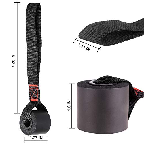 Heavy Duty Door Anchor for Exercise Bands - Secure Door Jamb Anchor System - No Damage, Larger Size
