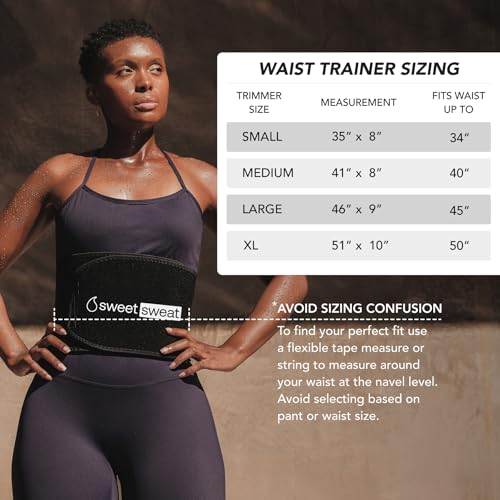 Sports Research Sweet Sweat Waist Trimmer 'Eco Series' - Made w/Yulex Technology · Eco Friendly · Neoprene Free - color: Eco Black, size: Large