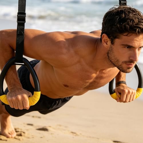 Workout Rings Exercise Strength Training Equipment - color: Style A