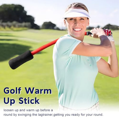 Golf Swing Aid Swing Speed Trainer Bar - color: Red
