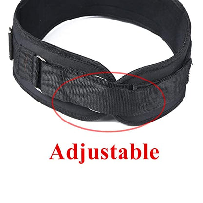 Padded Fitness Waist Strap Resistance Band Waist Belt with Rings for Cable Machines Fitness Exercise Speed Agility Training