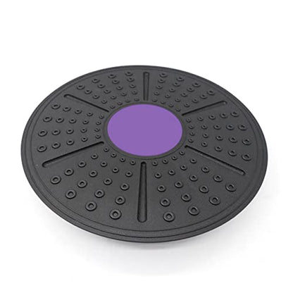 VOSAREA Balance Training Board Purple PP Material Non Slip Fitness Equipment for Core Strength Stability Posture Improvement Yoga and Home Exercise