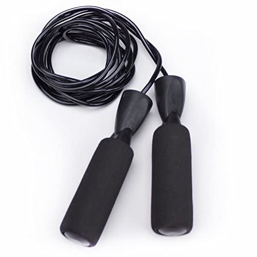 Crown Sporting Goods Deluxe Speed Jump Rope with Precision Bearings and Foam Handles