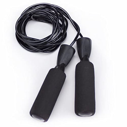 Crown Sporting Goods Deluxe Speed Jump Rope with Precision Bearings and Foam Handles
