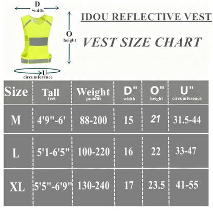 Reflective Vest Safety Running Gear with Pocket,High Visibility for Running,Biking,Walking,Women & Men - color: Neon Yellow, size: X-Large
