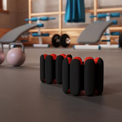 Ankle weights for women wrist weight: Adjustable ankle & wrist weights 2lbs(1lb each) for Pilates & Yoga exercise - Hand & Leg weights for women at home