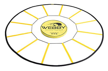 Webby Agility Trainer – Circle Speed and Agility Ladder for High Intensity Reactive Footwork Drills and Skills – A Circular Piece of Reaction Training Equipment That Changes The Way You Move - style: Original