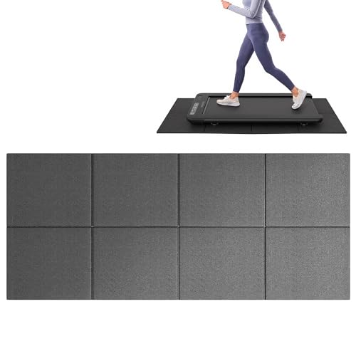 Walking Pad Mat Treadmill Mat for Carpet Floors,55x24 Hardwood Floor Protection, Mats for Under Walking pad/Treadmill/Bike/Exercise Equipment on Carpets, Noise Shock Absorption, Stationary - size: 55"L x 23.6"W x 0.24"Th