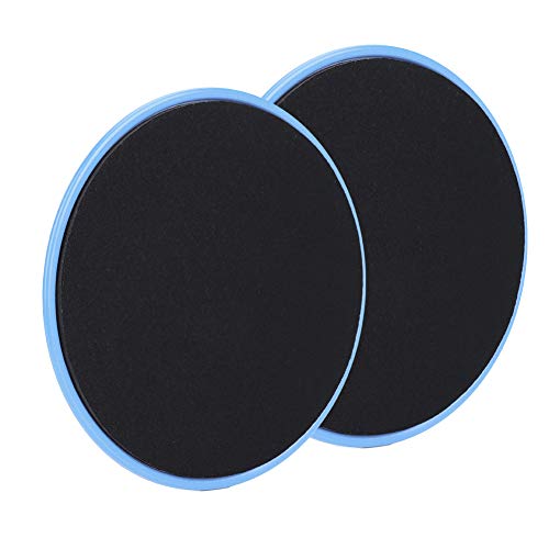 Exercise Sliding Discs 2 Pack Fitness Core Sliders Full Body Workout Equipment for Home Gym Yoga Physical Therapy Dark Blue 7 Inch