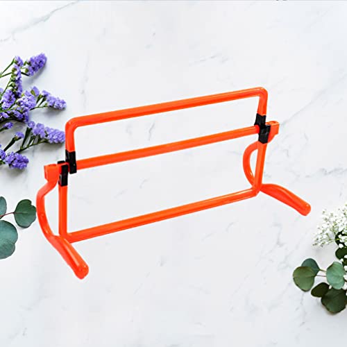 BESPORTBLE Removable Training Hurdles, Agility Ladder Speed Training Equipment, Soccer Training Agility Hurdles(Yellow) - color: Orange