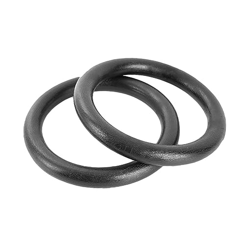 BESPORTBLE Fitness Hanging Ring Set Adjustable Gymnastic Rings for Strength Training Full Body Workouts and Home Gym Exercises