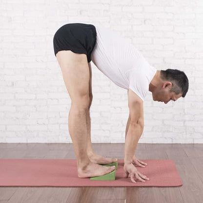 Yoga Bricks,Professional Foams Wedges Calf Stretcher Foams Stretch Slants Board Foot Stretch Wedges Block for Homes Exercise