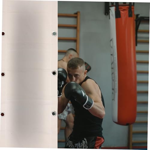 HEMOTON Wall-Mounted Triplet Boxing Bag 110x40cm Empty Sandbag Fitness Punching Bag for Boxing Training and Workout Equipment