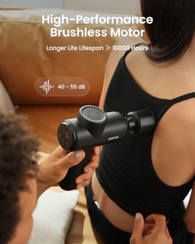 RENPHO Active Thermacool 2 Massage Gun with Heat and Cold, Fathers Day Dad Gifts [2026 Upgraded] Handheld Percussion Deep Tissue Neck Back Muscle Massager, FSA Approved Gift for Men Women Athletes HSA - color: Classic Black