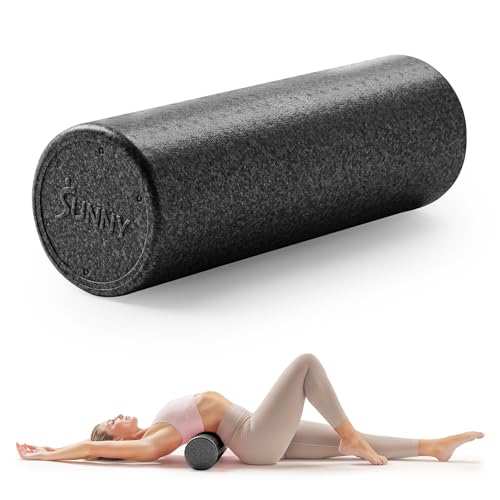 Sunny Health & Fitness 36" Black High-Density Yoga Foam Roller - color: Black, size: 36-Inch