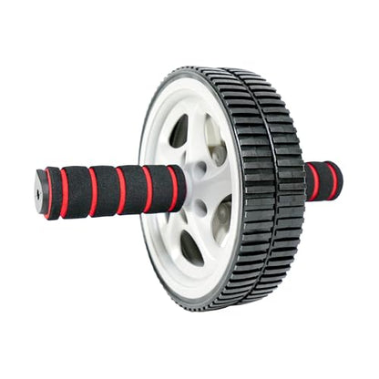 Sunny Health & Fitness Ab Roller Wheel, Durable Construction, Compact & Portable, Non-Slip Handles for Home Gym, Addominal Exercises & Core Strength Trainer