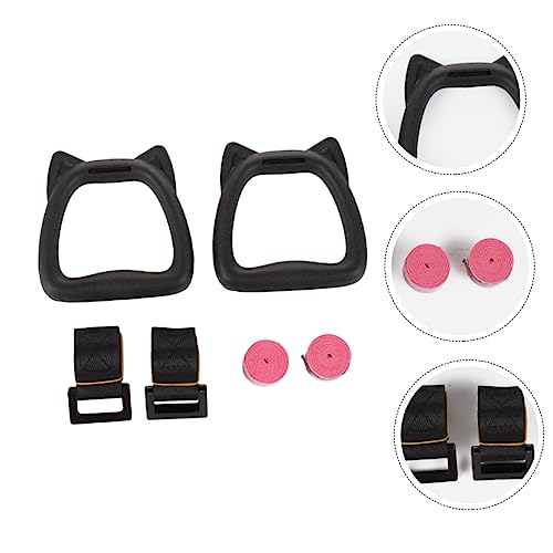 Sosoport Children's Gymnastic Rings with Adjustable Shoulder Straps Professional Indoor Fitness Equipment Set for Kids for Pull-ups and Training Workouts